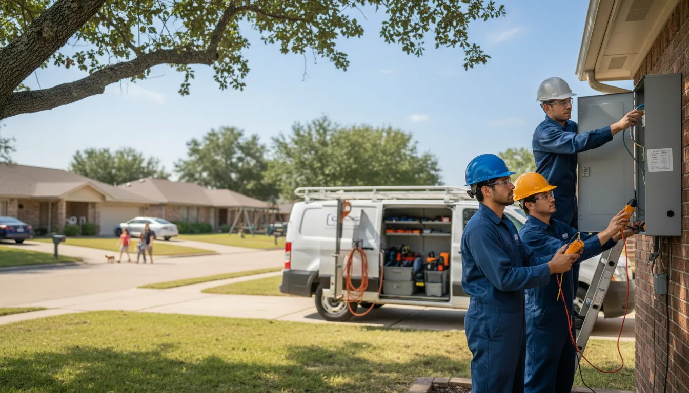 Certified electrician providing emergency electrical services in Crofton, NE
